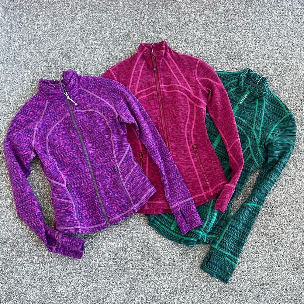 Bundle - 3 Lululemon Define Jackets Size 4